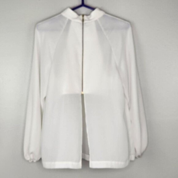 Robert Rodriguez Women's White Blouse - Picture 4 of 7